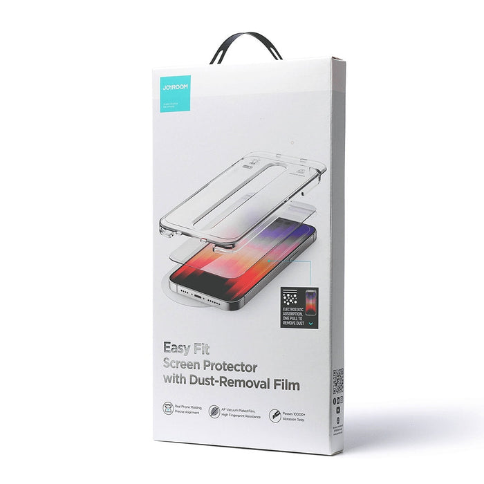 Скрийн протектор от закалено стъкло Joyroom Easy Fit, с комплект за поставяне за iPhone 14 Pro Max (6.7"), (JR-DH12)