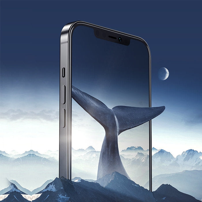 Скрийн протектор от закалено стъкло Joyroom Knight Series 2.5D за iPhone 12 Pro Max (6.7"), с филтър против синя светлина