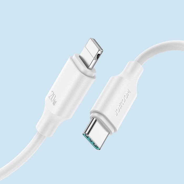 Кабел за зареждане / пренос на данни Joyroom, USB-C към Lightning, 480Mb / s, 20W, 0.25m, черен, (S-CL020A9)