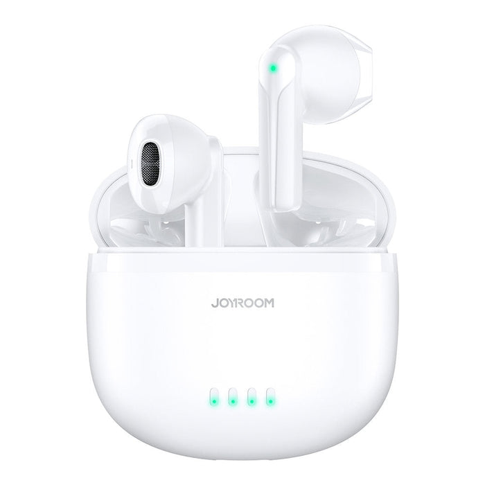 Безжични слушалки Joyroom, TWS, ENC, IPX4, Bluetooth 5.3, бели, (JR-TL11)