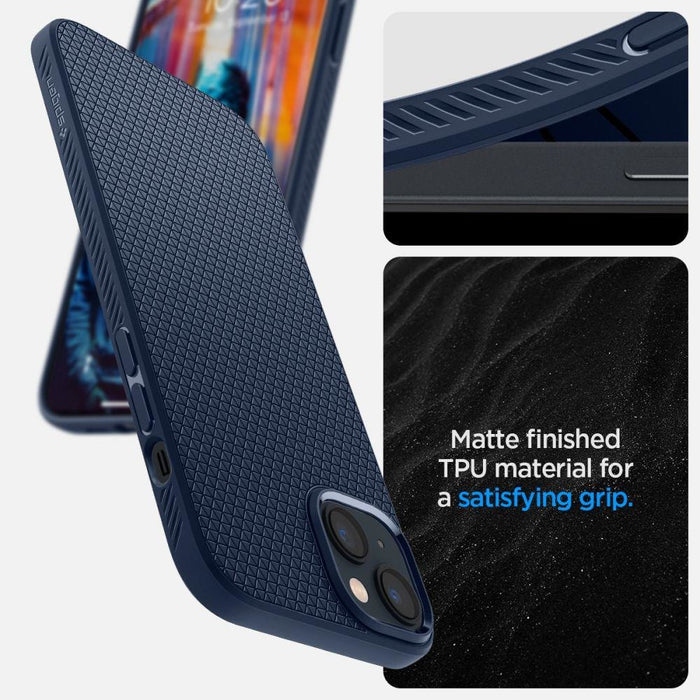 Кейс Spigen LIQUID AIR за iPhone 14 Plus Navy Blue