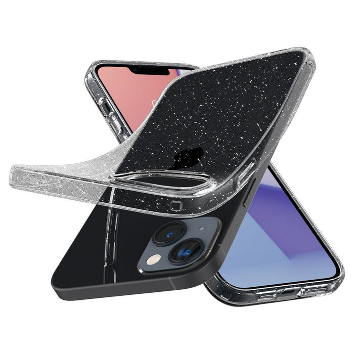 Кейс Spigen Liquid Crystal за iPhone 14, блестящ, прозрачен