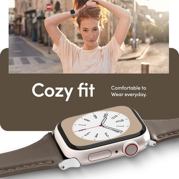 Кожена каишка Spigen Cyrill Kajuk за Apple