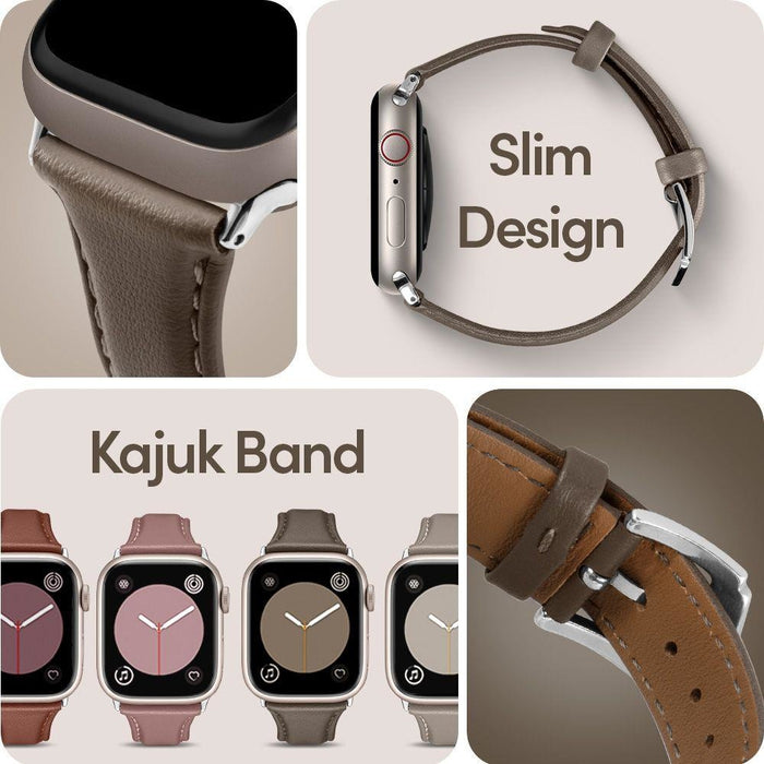 Кожена каишка Spigen Cyrill Kajuk за Apple