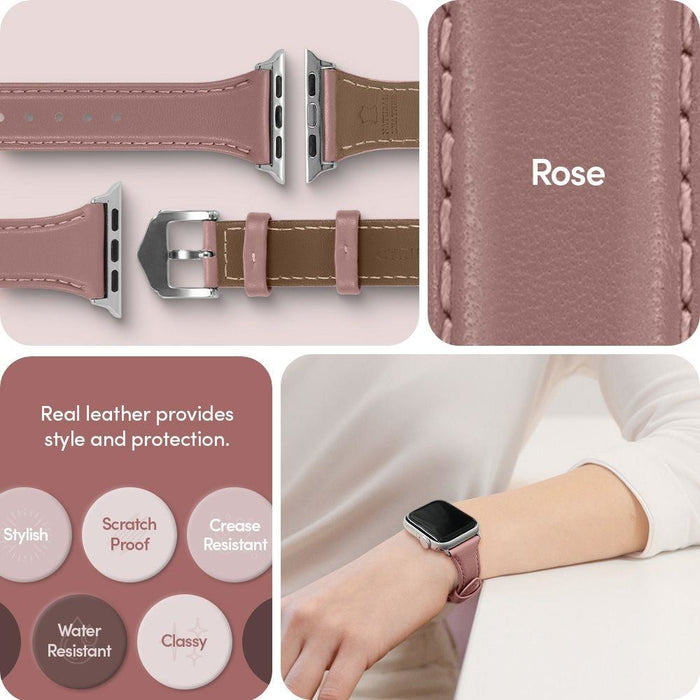 Кожена каишка Spigen Cyrill Kajuk за Apple