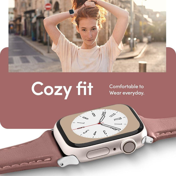 Кожена каишка Spigen Cyrill Kajuk за Apple