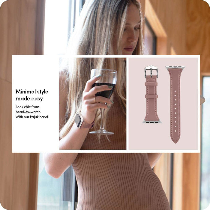 Кожена каишка Spigen Cyrill Kajuk за Apple