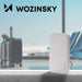 Преносима батерия Wozinsky 10000mAh 2x USB бяла (WPBWE1)