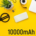 Преносима батерия Wozinsky 10000mAh 2x USB бяла (WPBWE1)