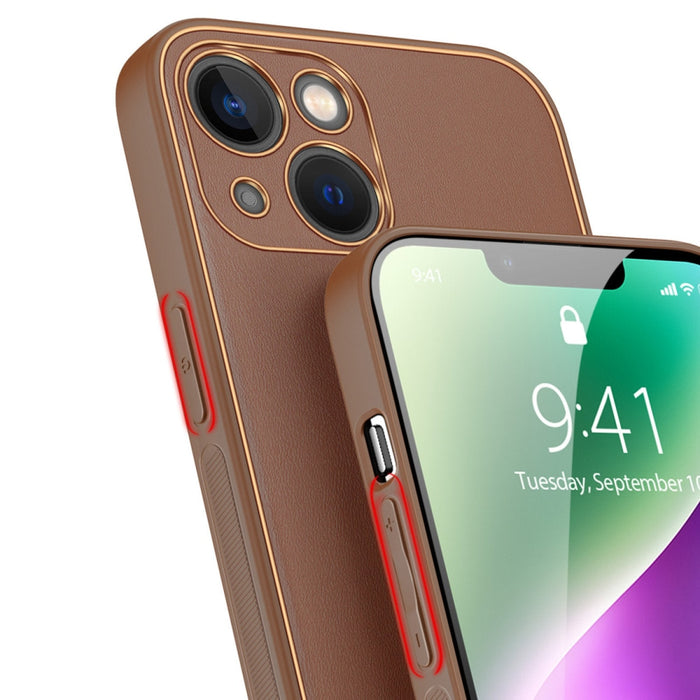 Кейс Dux Ducis Yolo за Apple iPhone 14 кафяв