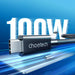 Кабел Choetech USB - C към Thunderbolt 4 0.8m черен (A3010)