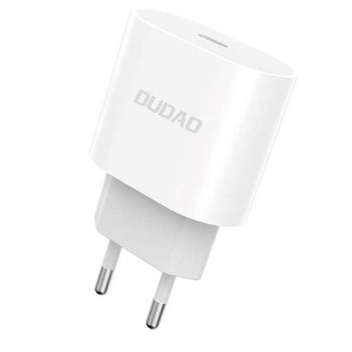 Адаптер Dudao A8SEU PD 20W EU USB - C бял