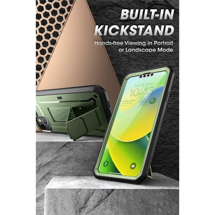 Кейс Supcase Unicorn Beetle Pro за iPhone 14 Plus зелен