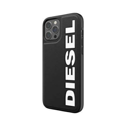 Кейс Diesel Molded за iPhone 12 Pro Max черно - бял 42493