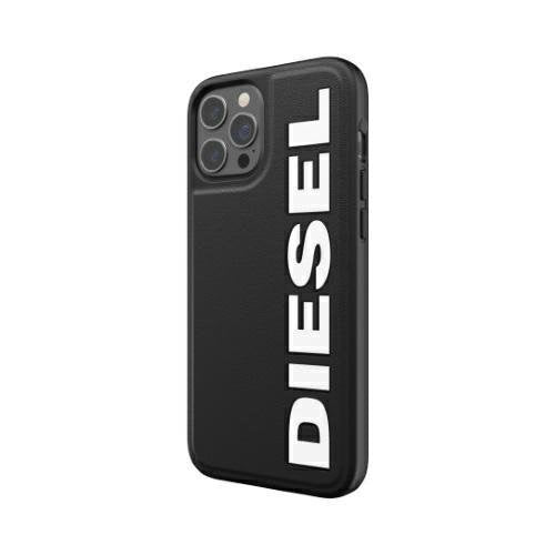 Кейс Diesel Molded за iPhone 12 Pro Max, черно-бял, 42493
