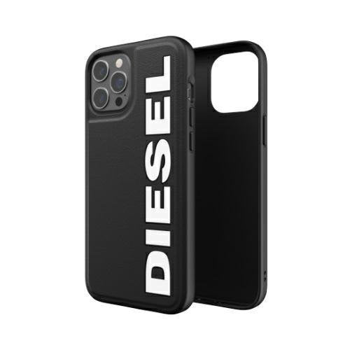 Кейс Diesel Molded за iPhone 12 Pro Max, черно-бял, 42493