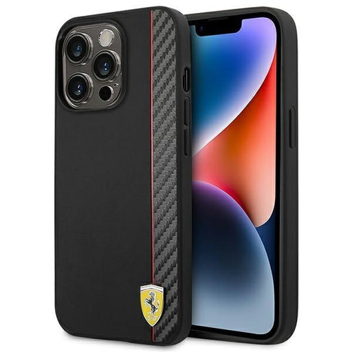 Кейс Ferrari FEHCP14LAXBK за iPhone 14 Pro 6.1’