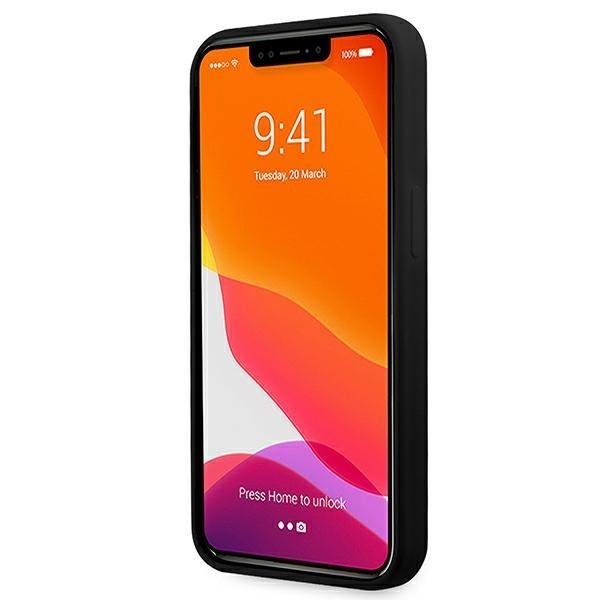 Кейс Ferrari FESSIHCP13LBK за iPhone 13 Pro / 13 6.1", черен/черен, твърд, силиконов