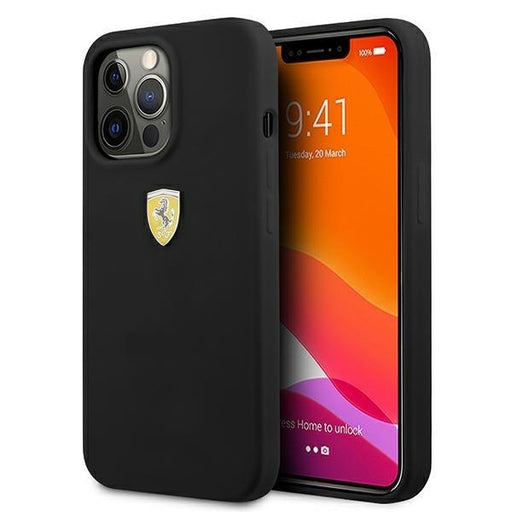 Кейс Ferrari FESSIHCP13XBK за iPhone 13 Pro Max