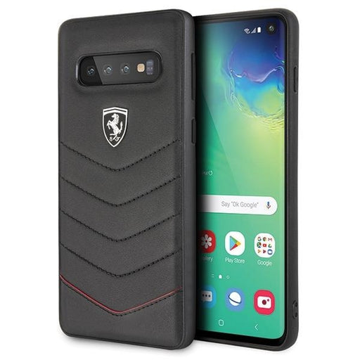 Кейс Ferrari FEHQUHCS10BK за Samsung Galaxy S10 G973