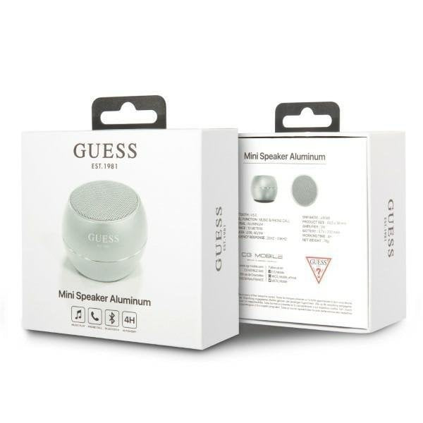 Безжична колонка Guess GUWSALGEG Bluetooth 5.0 300mAh сива