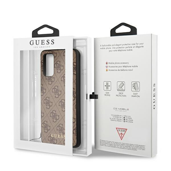 Кейс Guess GUHCA325GF4GBR A325 A32 LTE, кафяв / кафяв, твърд, 4G Charms Collection