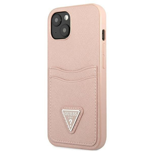 Кейс Guess GUHCP13SPSATPP за iPhone 13 mini 5,4’