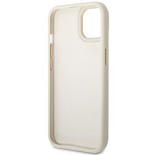 Кейс Guess GUHCP14MHGCRHS за iPhone 14 Plus 6.7", сребърен / сребърен, твърд, Croco Collection