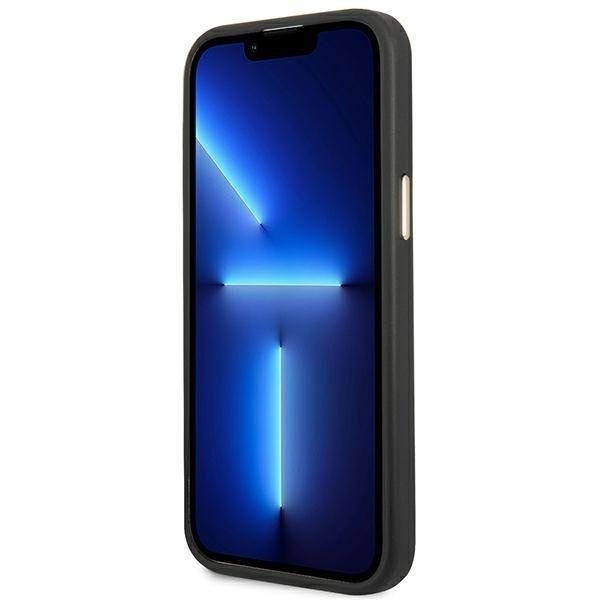 Кейс Guess GUHCP14XHG4SHK за iPhone 14 Pro Max 6.7", черен / черен, твърд, 4G Vintage Gold Logo