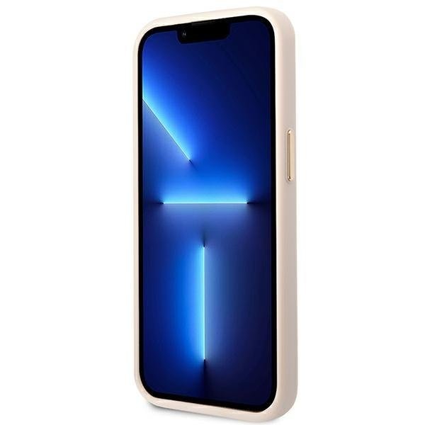 Кейс Guess GUHCP14XHG4SHP за iPhone 14 Pro Max 6.7", розов / розов, твърд, 4G Vintage Gold Logo