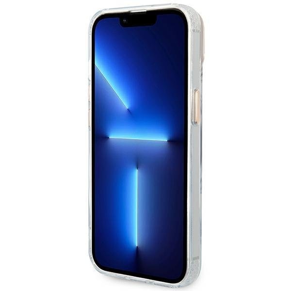 Кейс Guess GUHMP14MHTRMD за iPhone 14 Plus 6.7", златен / златен, твърд, Metal Outline Magsafe