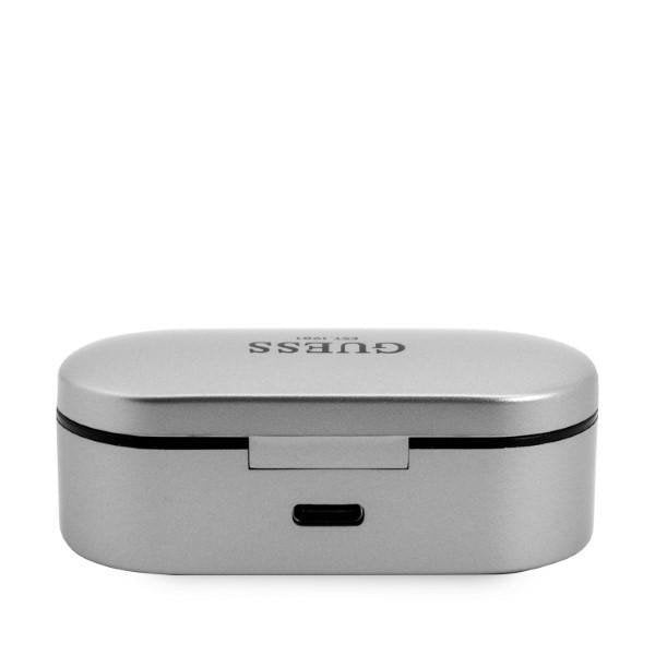 Безжични слушалки Guess GUTWST31EG, TWS, Bluetooth 5.0, IPX4, слушалка(50mAh), кутия(400mAh), сиви