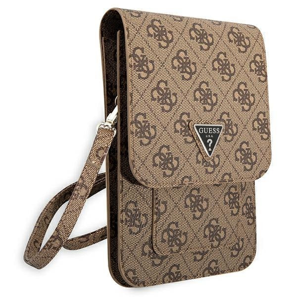 Чанта Guess GUWBP4TMBR кафява 4G Triangle
