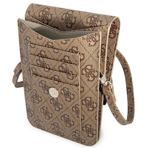 Чанта Guess GUWBP4TMBR кафява 4G Triangle