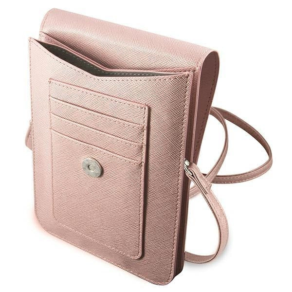 Чанта Guess GUWBSATMPI, розова, Saffiano Triangle