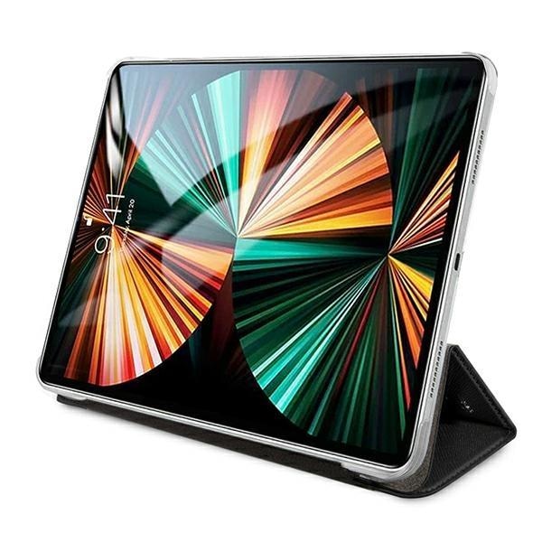 Кейс Karl Lagerfeld KLFC11OKMK за iPad 11" Pro 2021, черен / черен, Saffiano Karl Iconic