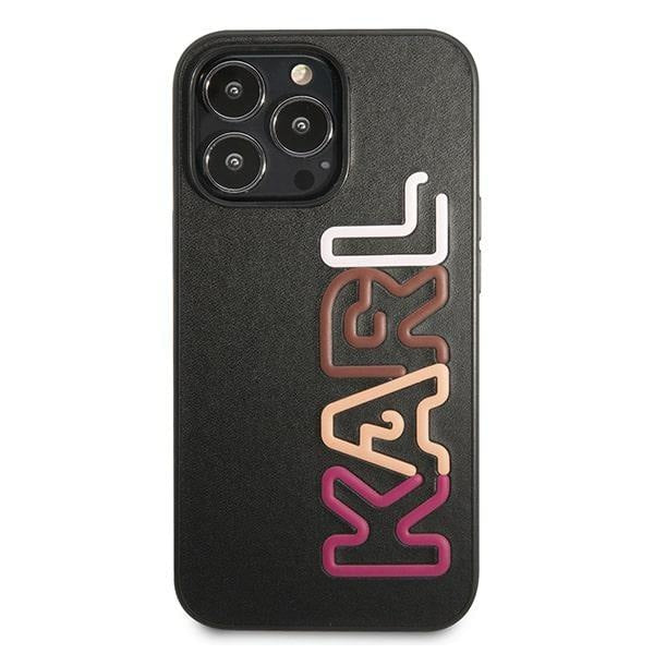 Кейс Karl Lagerfeld KLHCP13LPCOBK за iPhone 13 Pro / 13 6,1", черен / черен, твърд, Multipink Brand