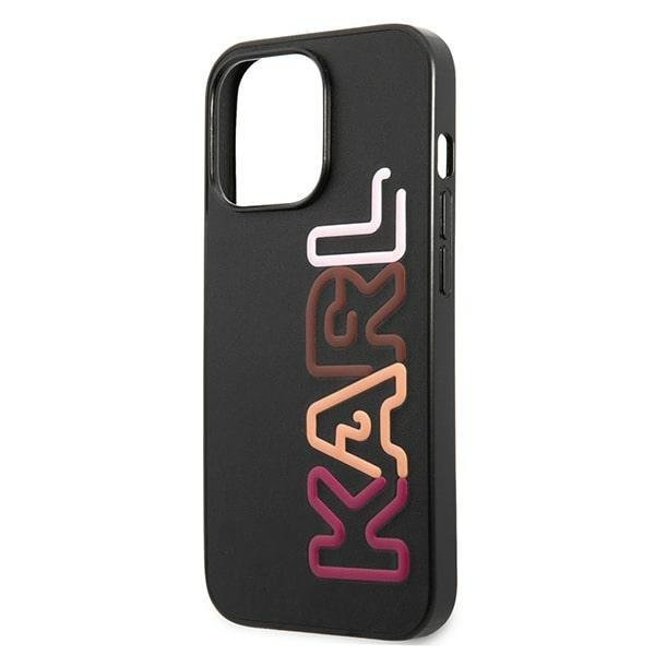 Кейс Karl Lagerfeld KLHCP13LPCOBK за iPhone 13 Pro / 13 6,1", черен / черен, твърд, Multipink Brand