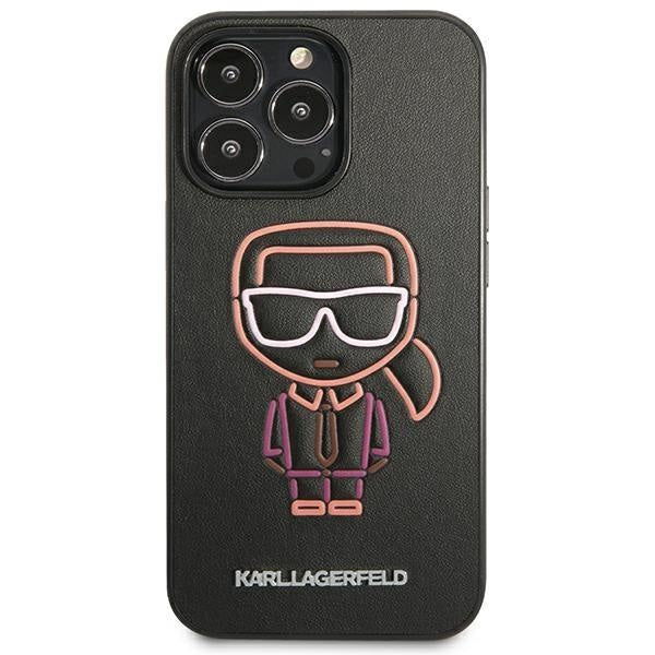 Кейс Karl Lagerfeld KLHCP13LTUOK за iPhone 13 Pro 6,1" wielokolorowy/multicolor, твърд, Karl Ikonik Outline