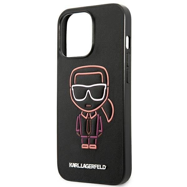 Кейс Karl Lagerfeld KLHCP13LTUOK за iPhone 13 Pro 6,1" wielokolorowy/multicolor, твърд, Karl Ikonik Outline