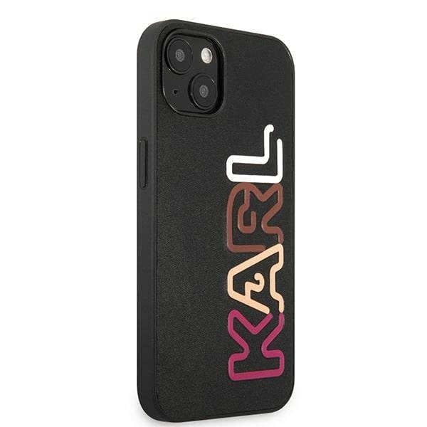Кейс Karl Lagerfeld KLHCP13SPCOBK за iPhone 13 mini 5.4", черен / черен, твърд, Multipink Brand