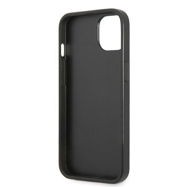 Кейс Karl Lagerfeld KLHCP13SPTLK за iPhone 13 mini 5,4", твърд, черен / черен, Perforated Allover