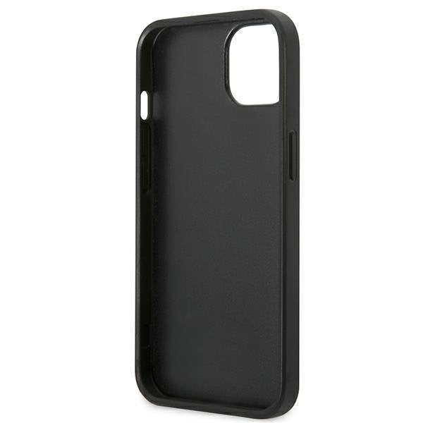 Кейс Karl Lagerfeld KLHCP13SSFMP2DG за iPhone 13 mini 5,4", твърд, сребърен / сребърен, Saffiano Plaque