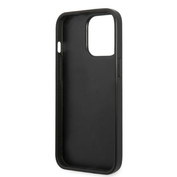 Кейс Karl Lagerfeld KLHCP13XMNMP1K за iPhone 13 Pro Max 6,7", твърд, черен / черен, Monogram Plaque