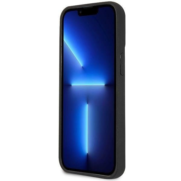 Кейс Karl Lagerfeld KLHCP14LKH3DBK за iPhone 14 Pro 6.1", черен / черен, твърд, 3D Rubber Karl`s Head