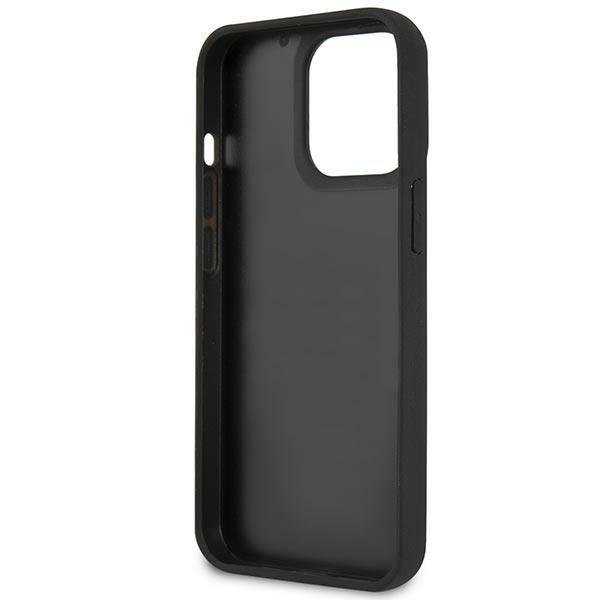 Кейс Karl Lagerfeld KLHCP14LKH3DBK за iPhone 14 Pro 6.1", черен / черен, твърд, 3D Rubber Karl`s Head