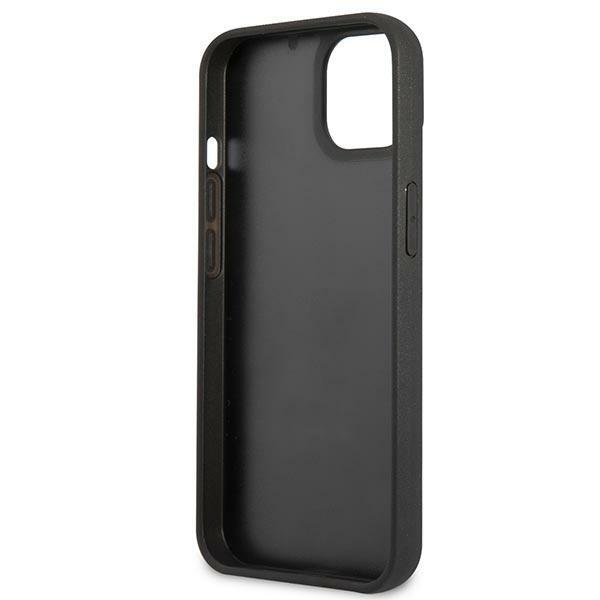 Кейс Karl Lagerfeld KLHCP14MKH3DBK за iPhone 14 Plus 6.7", черен / черен, твърд, 3D Rubber Karl`s Head