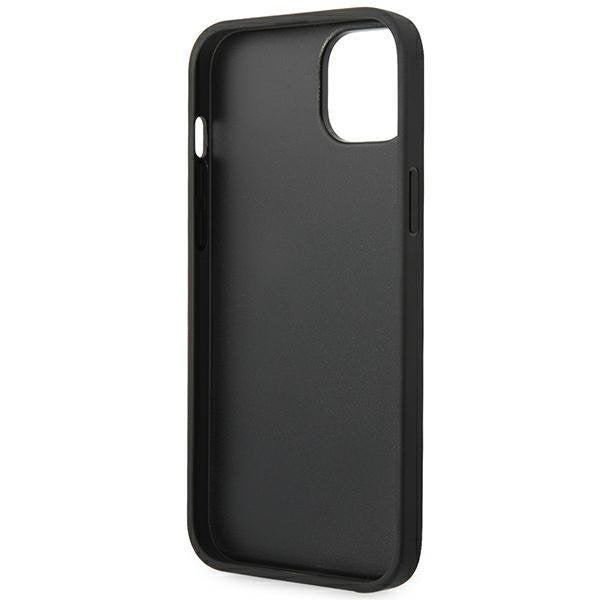Кейс Karl Lagerfeld KLHCP14MSAKLHPG за iPhone 14 Plus 6.7", твърд, сив / сив, Saffiano Mono Metal Logo