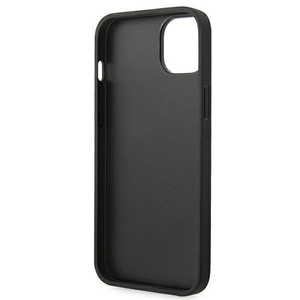 Кейс Karl Lagerfeld KLHCP14SGFKPG за iPhone 14 6.1", твърд, сребърен / сребърен, Glitter Flakes Ikonik