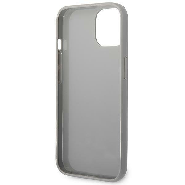 Кейс Karl Lagerfeld KLHCP14SLGMMSV3 за iPhone 14 6.1", твърд, сребърен / сребърен, Monogram Iridescent